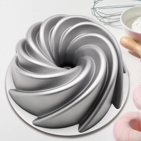 WBJKZJD Charlotte cake mold with swirl shape for striking desserts