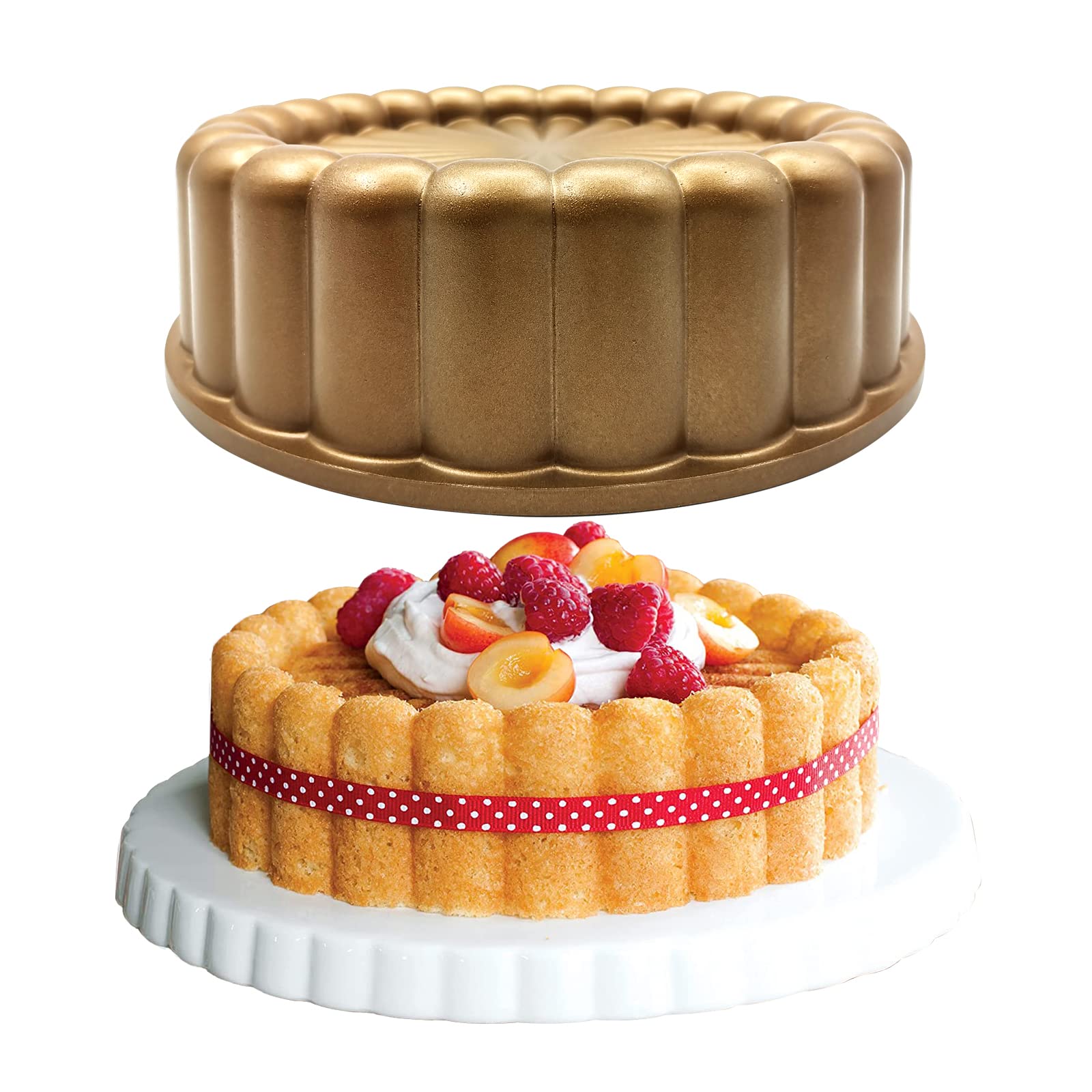 WBJKZJD non-stick coating facilitates easy cake release and quick cleanup.