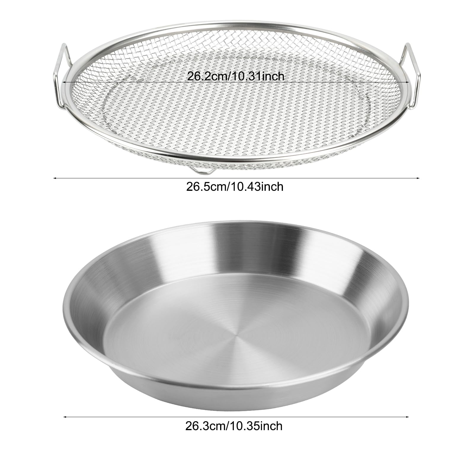 WBJKZJD draining rack with handles for safe lifting and storage