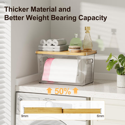 WBKATN large capacity fits standard 30 gal rolls up to eight inches