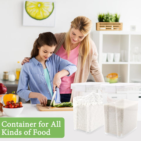 WBKTOOL BPA-free plastic storage for safe food storage and clutter-free shelves