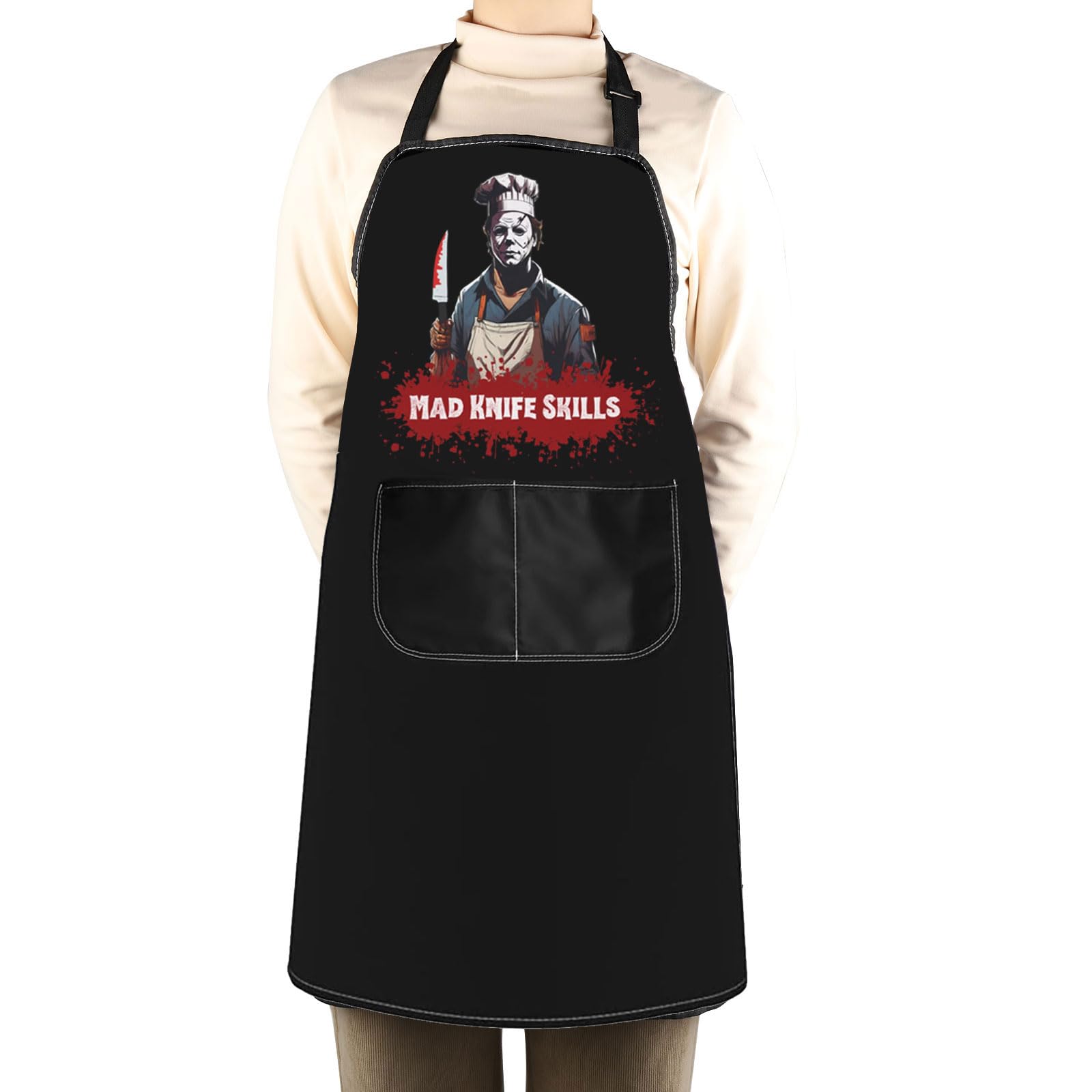 WCGXKO Horror Michael apron gift idea for fans of the franchise