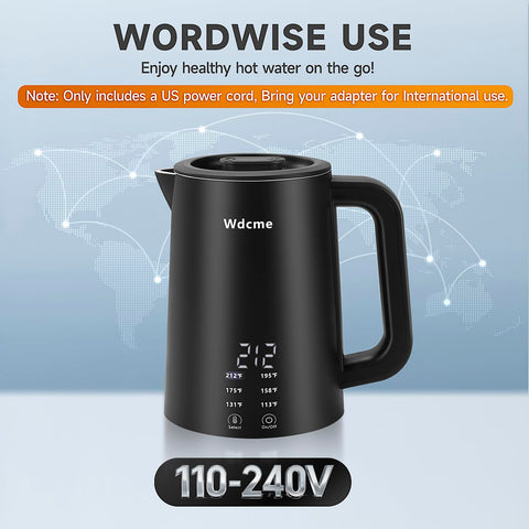 Wdcme safe-touch design emphasizes cool exterior and ergonomic handle.