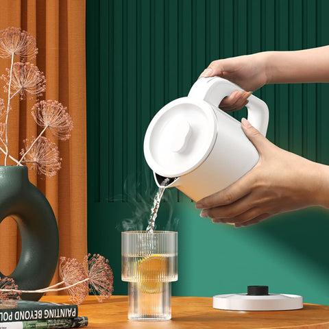Wdcme auto shut-off and boil-dry protection support safe daily operation.