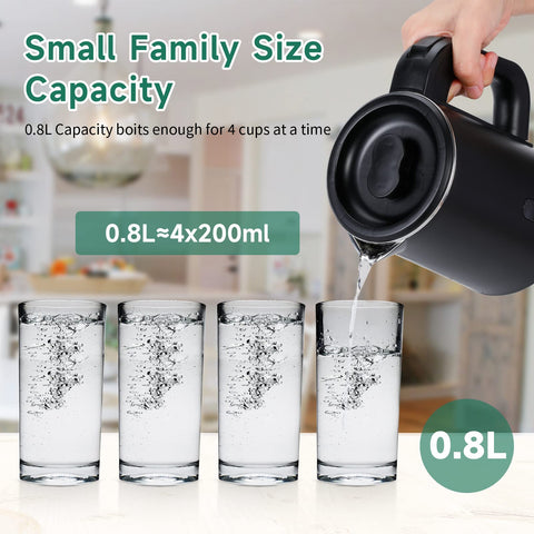 Wdcme inner stainless steel pot preserves water taste with no plastic contact