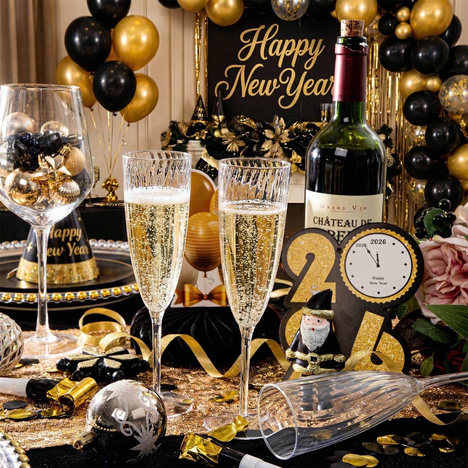WDF 6oz capacity champagne glasses are perfect for toasts at weddings.