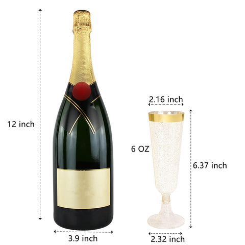 WDF BPA-free disposable flutes for safe parties