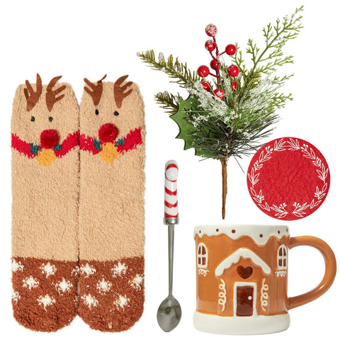 WDS WONDROUS candy cane spoon for easy stirring and festive flair