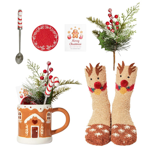 WDS WONDROUS gingerbread-house mug ideal for cozy holiday cocoa moments