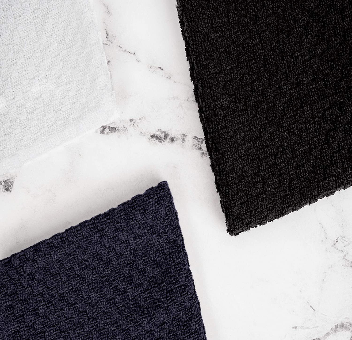 Wealuxe 12-pack towels are ready for everyday kitchen use.