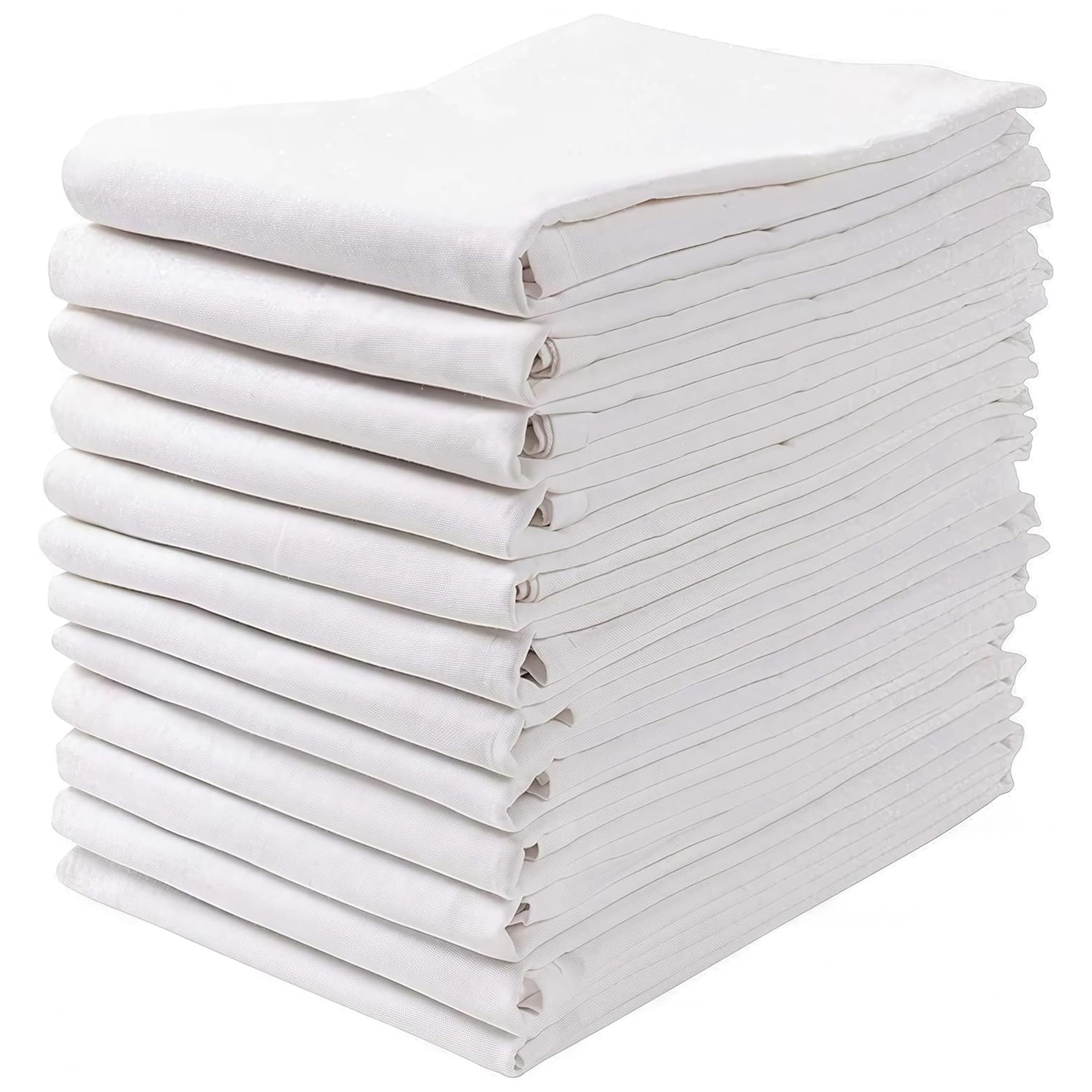 Wealuxe flour sack towels drying glass without lint for a crystal-clear shine
