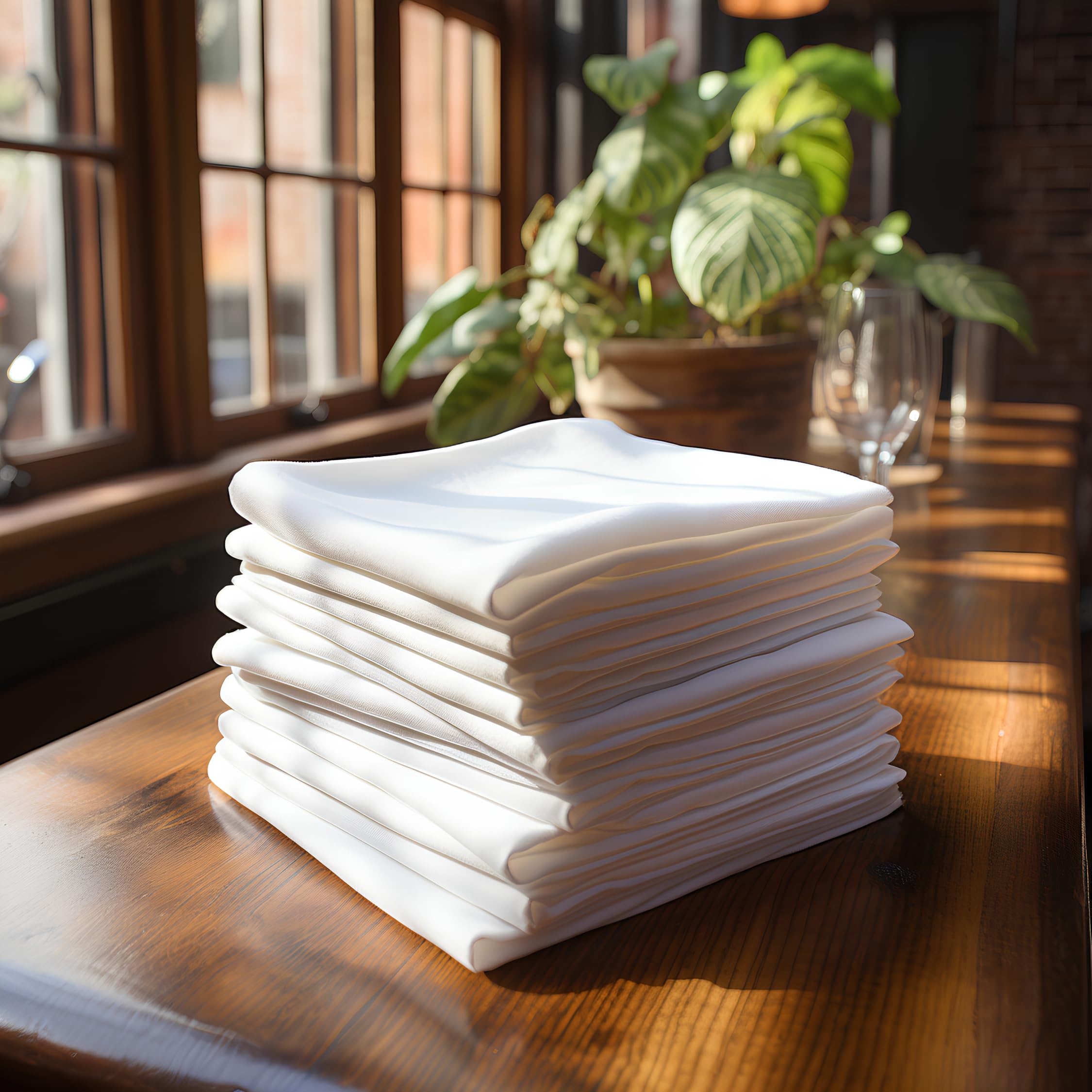 Wealuxe flour sack towels easy-care machine-wash for repeated use