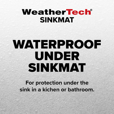 WeatherTech SinkMat non-stick surface for easy cleaning in use.
