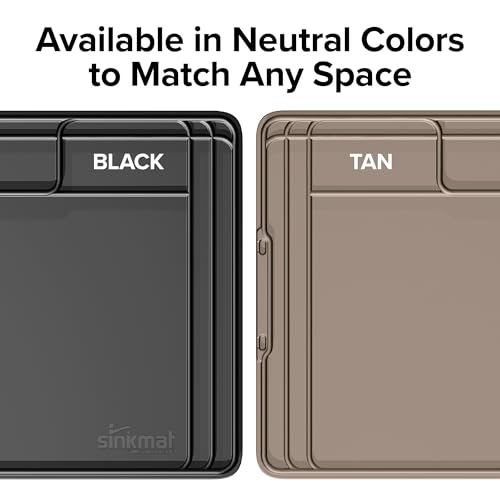WeatherTech SinkMat protects pipes and cabinet interiors from moisture.