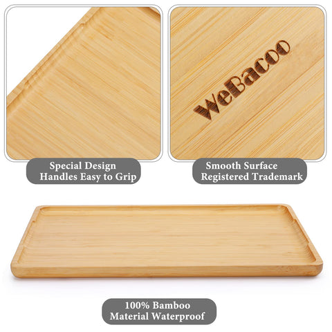 Webacoo bamboo tray makes a thoughtful gift ready home accessory.