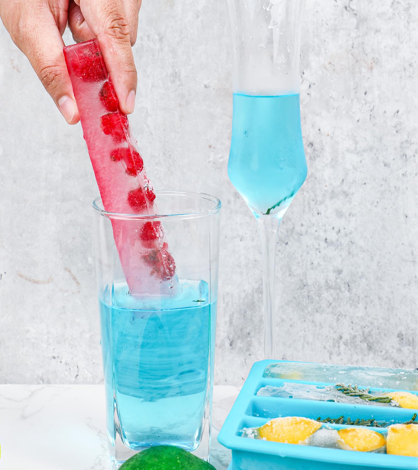 Webake bottle-compatible ice tray fits wide-mouth bottles