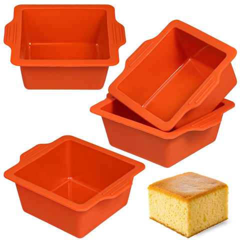 Webake BPA-free silicone pans safe for direct food contact.