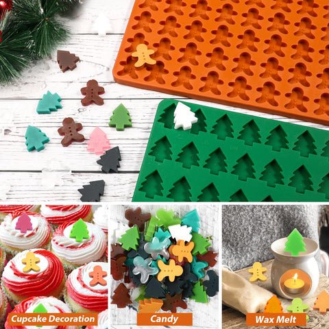 Webake gingerbread man mold for 77 cavities, perfect for holiday treats