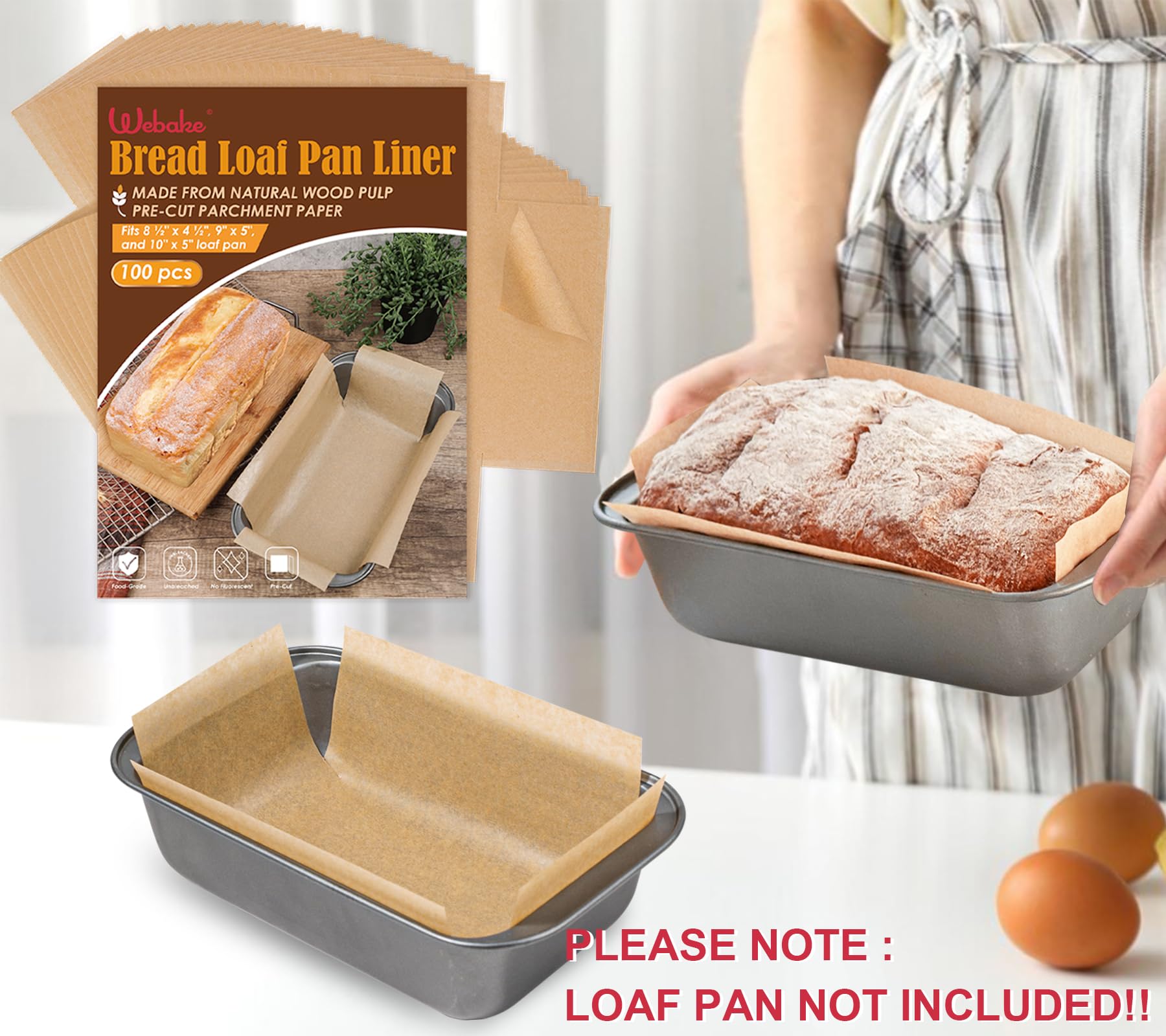 Webake grease-free parchment supports faster, cleaner baking