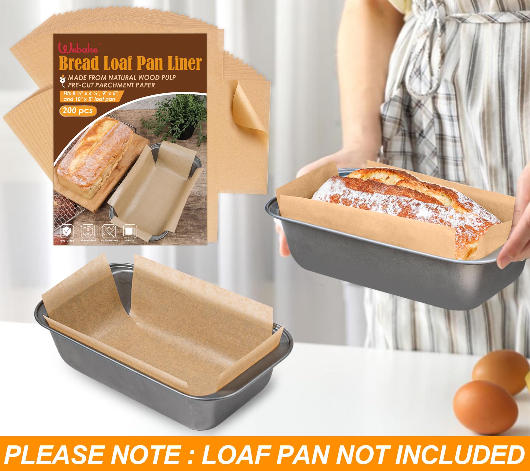 Webake versatile parchment is great beyond bread for cookies and pastries.