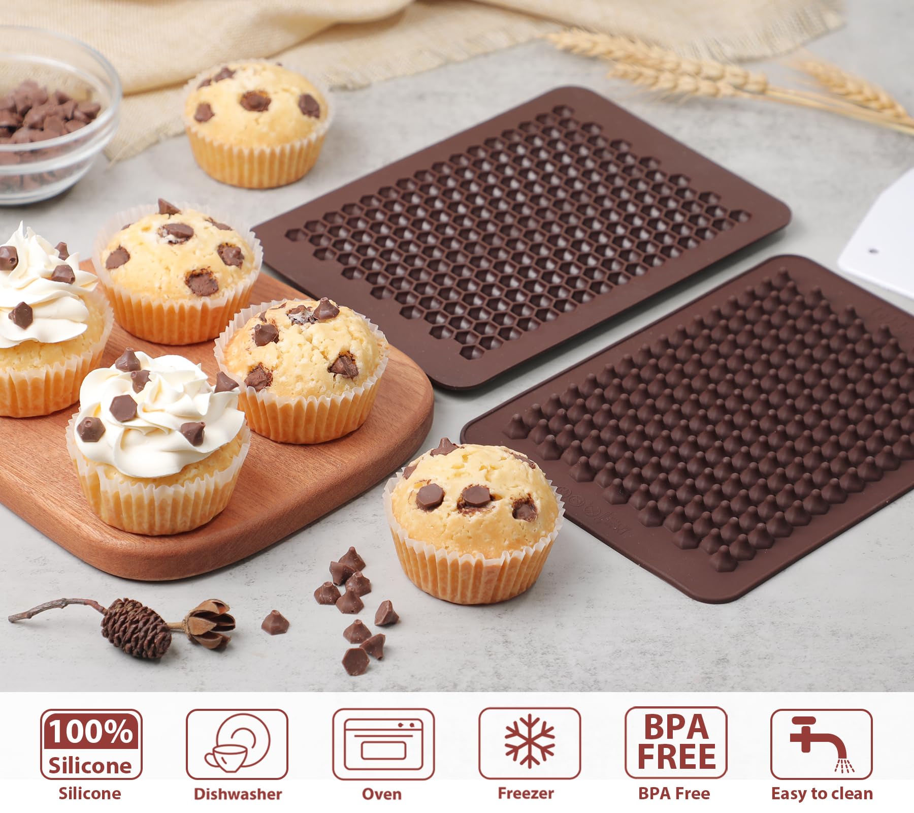 Webake mold safe for oven freezer microwave and dishwasher use