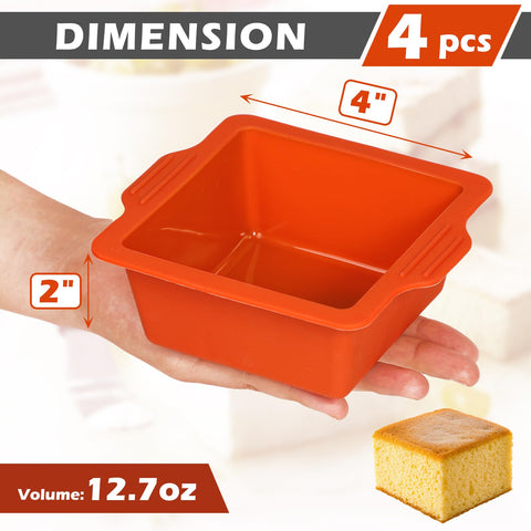 Webake oven, microwave, fridge-safe molds for versatile use.