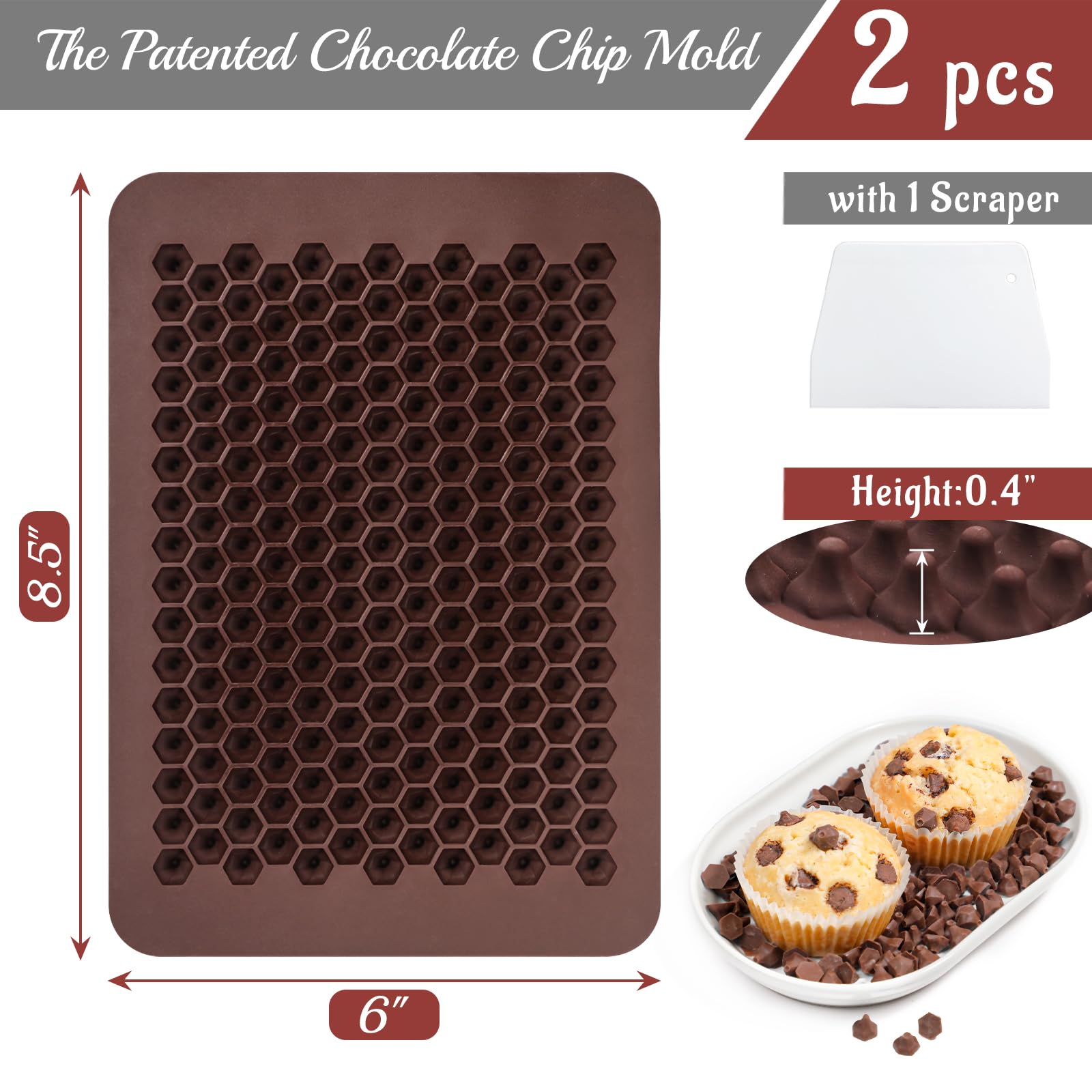 Webake silicone mold flexible and nonstick for easy release