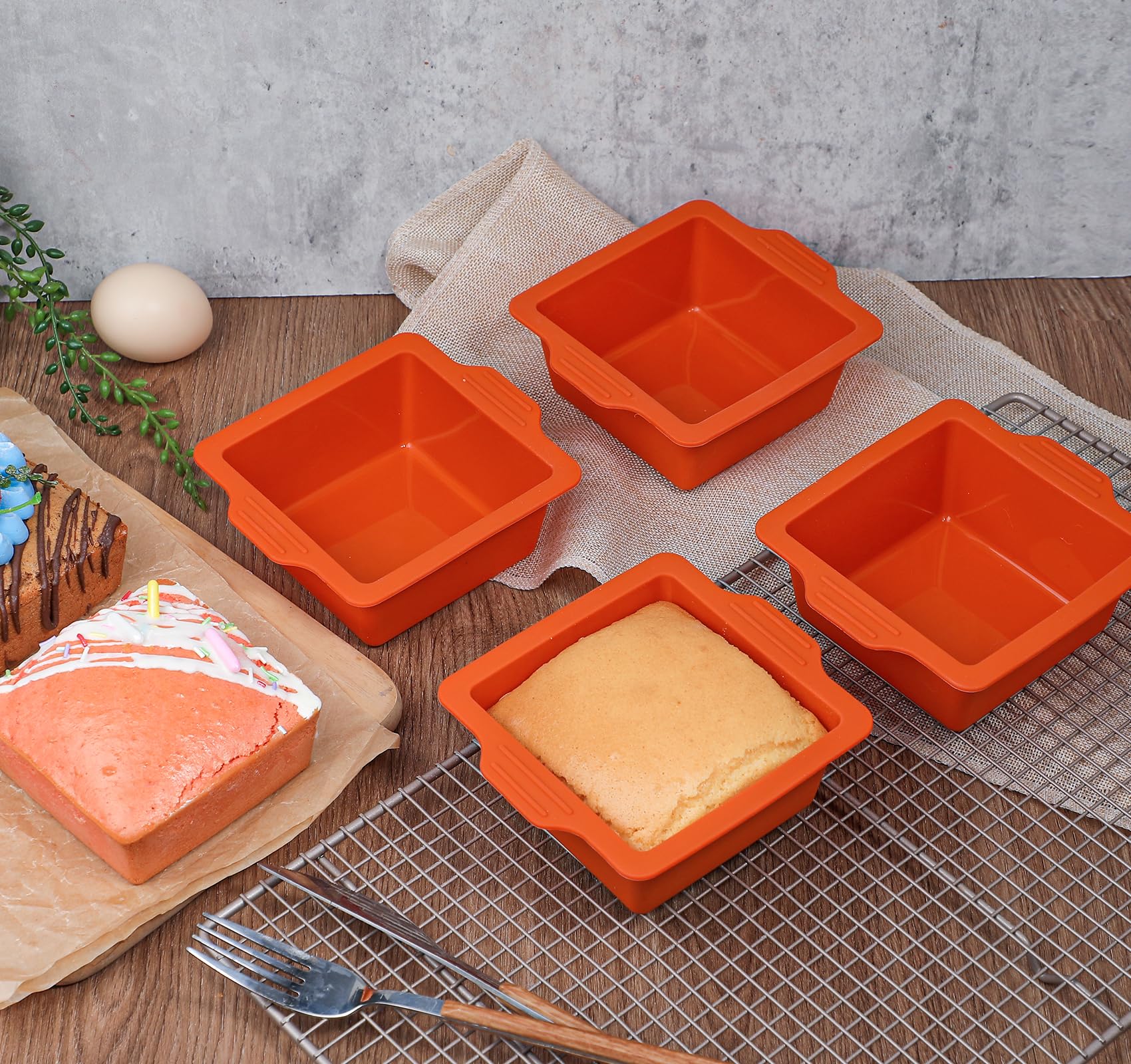 Webake square mold for soap or resin casting.