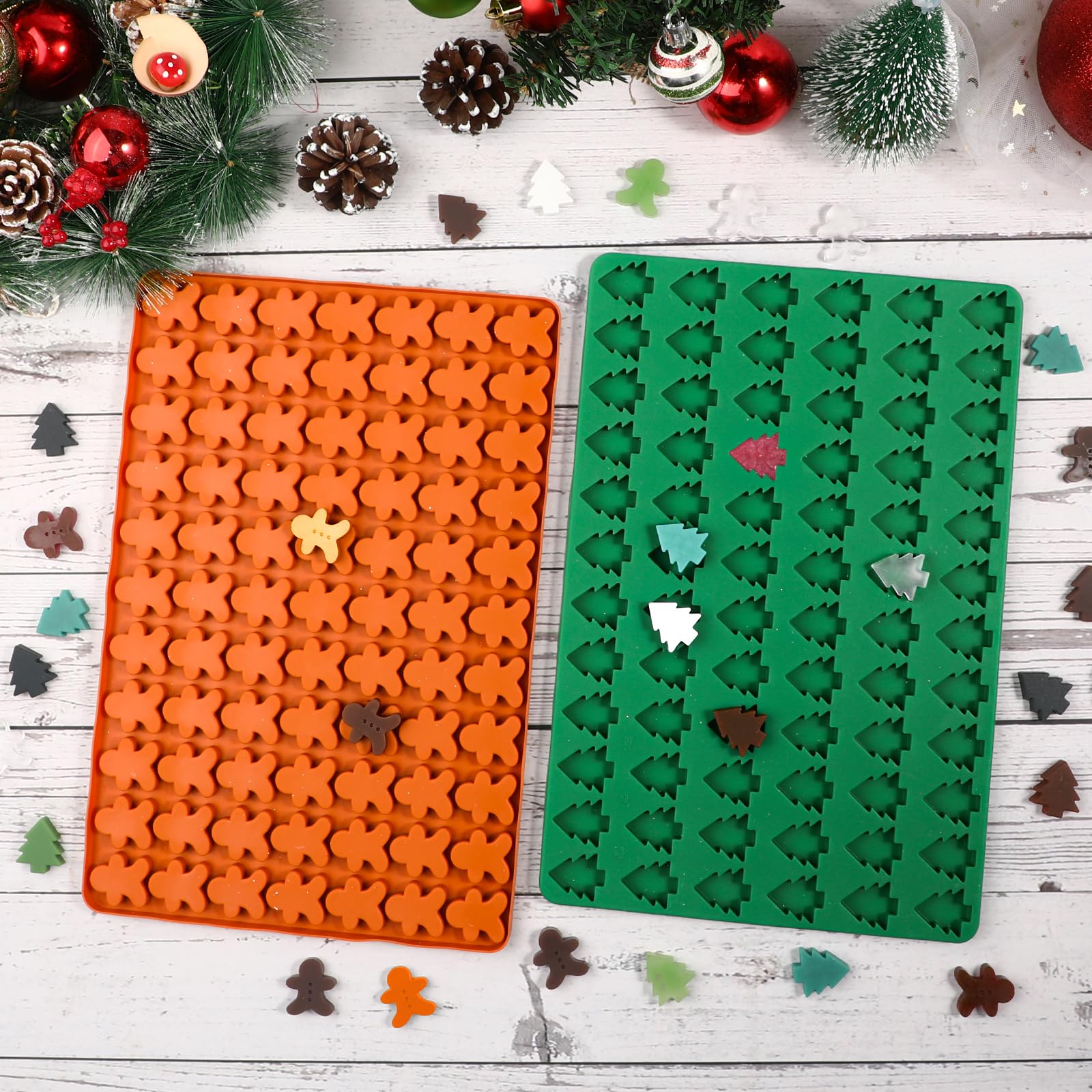 Webake wax melt Christmas decor mold for seasonal scents