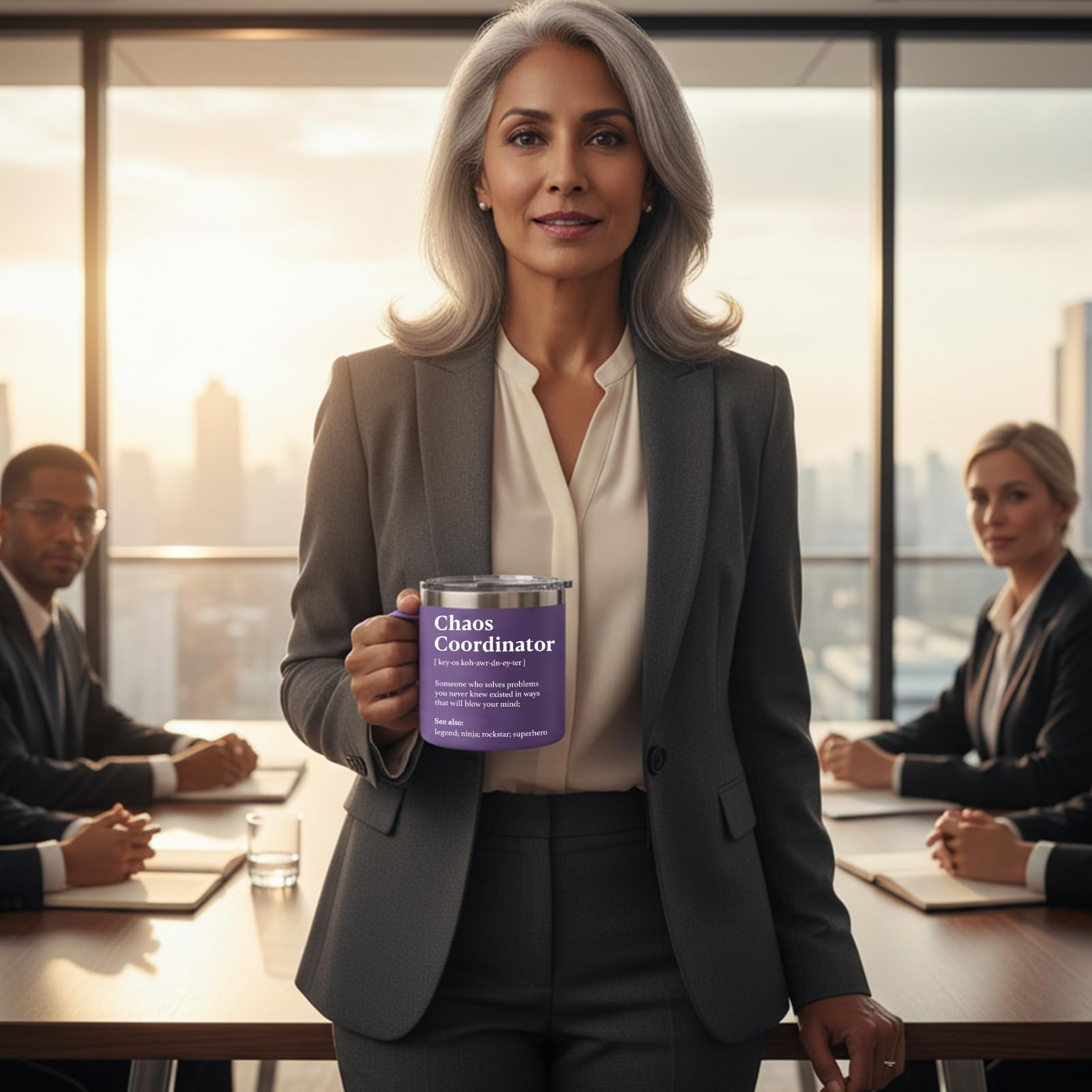 WECACYD Chaos Coordinator mug heavy-duty, durable stainless steel for daily use.