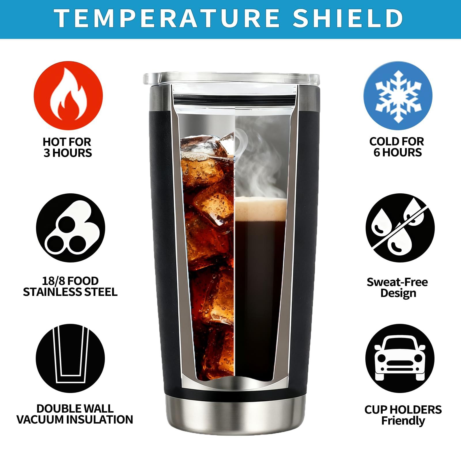 WECACYD Chaos Coordinator tumbler fits car cup holders for on-the-go use