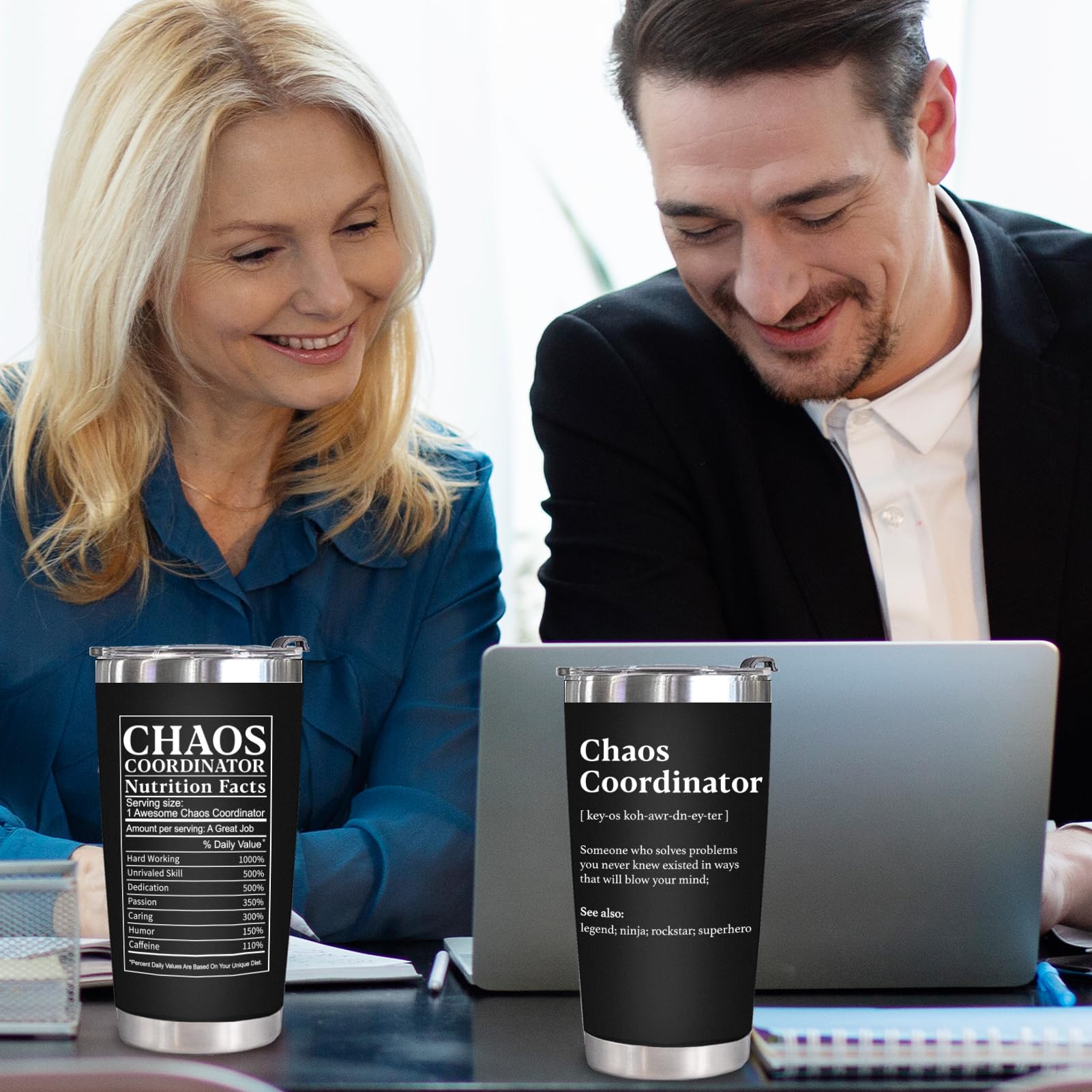 WECACYD Chaos Coordinator tumbler as retirement or appreciation gift idea