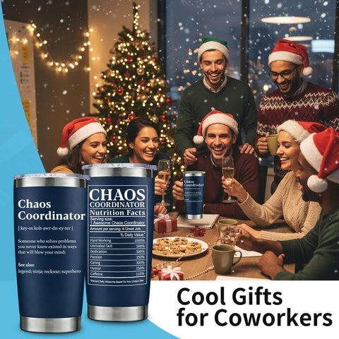 WECACYD Chaos Coordinator tumbler side view highlighting durable stainless steel