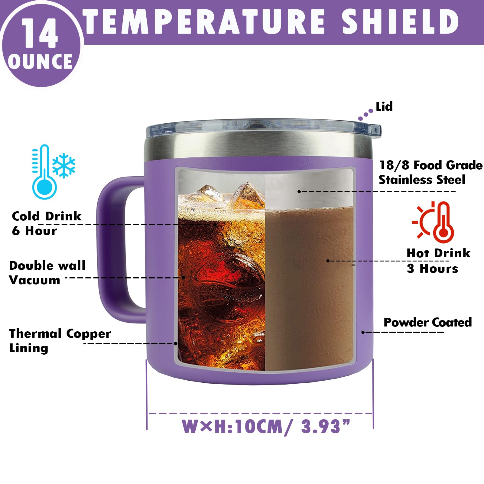 WECACYD Shit Show Supervisor Mug purple finish accent