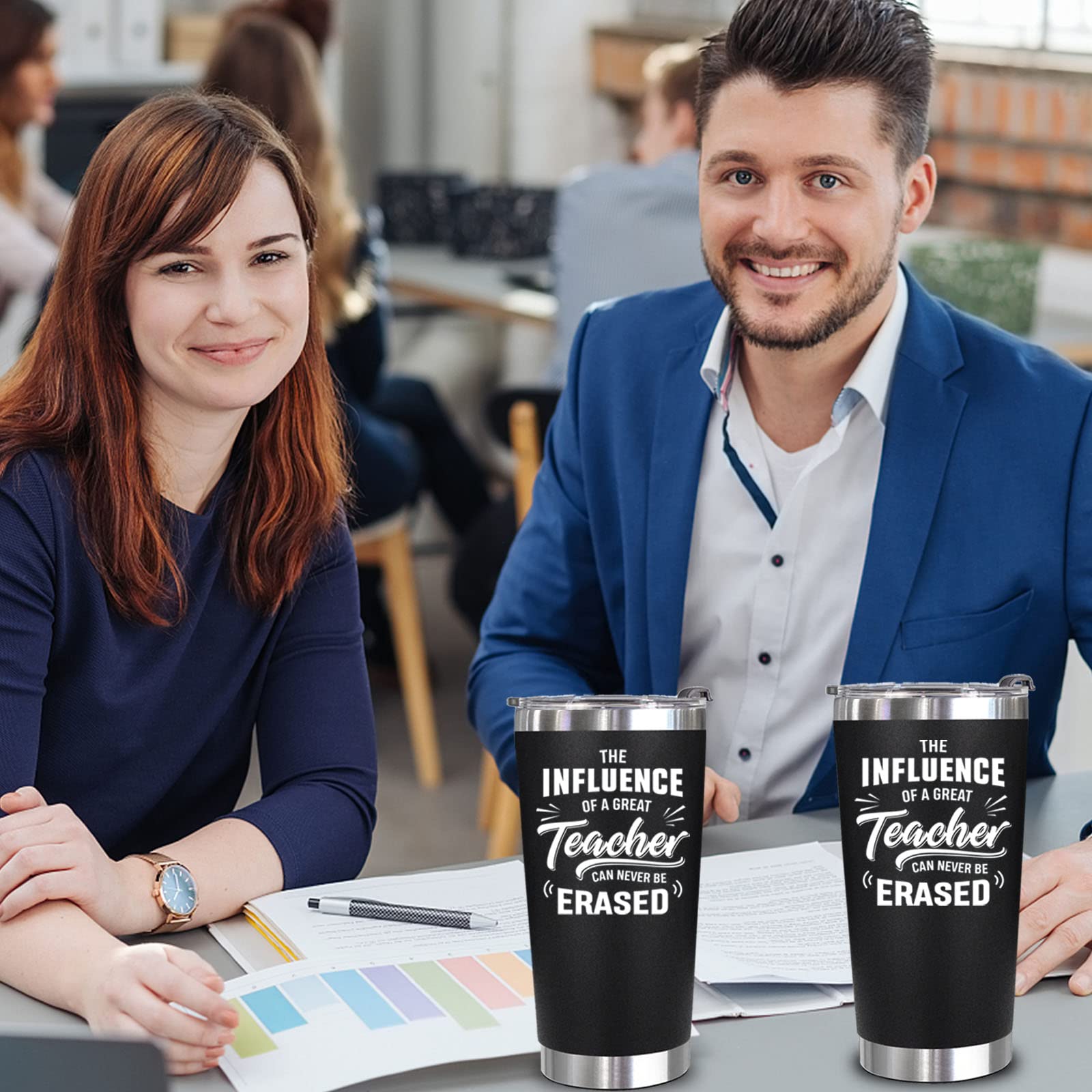 WECACYD teacher tumbler gift-ready packaging conveys appreciation
