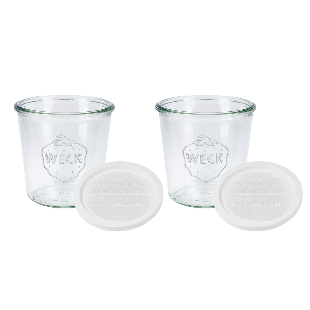 WECK 742 tulip jar half-liter capacity, ideal for fermenting and pantry storage.