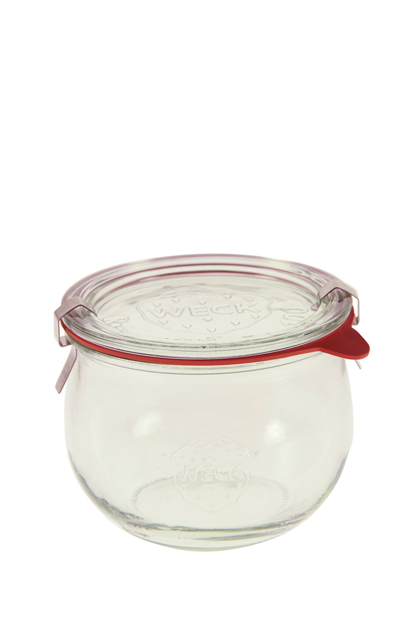 Weck 744 Tulip Jar side view with airtight seal for fresh storage
