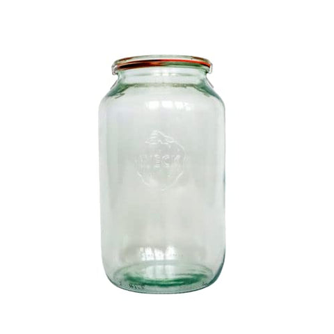 WECK 776 jar with air-tight seal preserves freshness for dry ingredients
