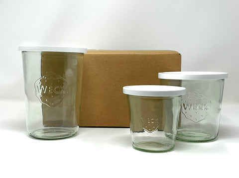 WECK Mold Jar airtight seal with gasket and clips to keep content fresh