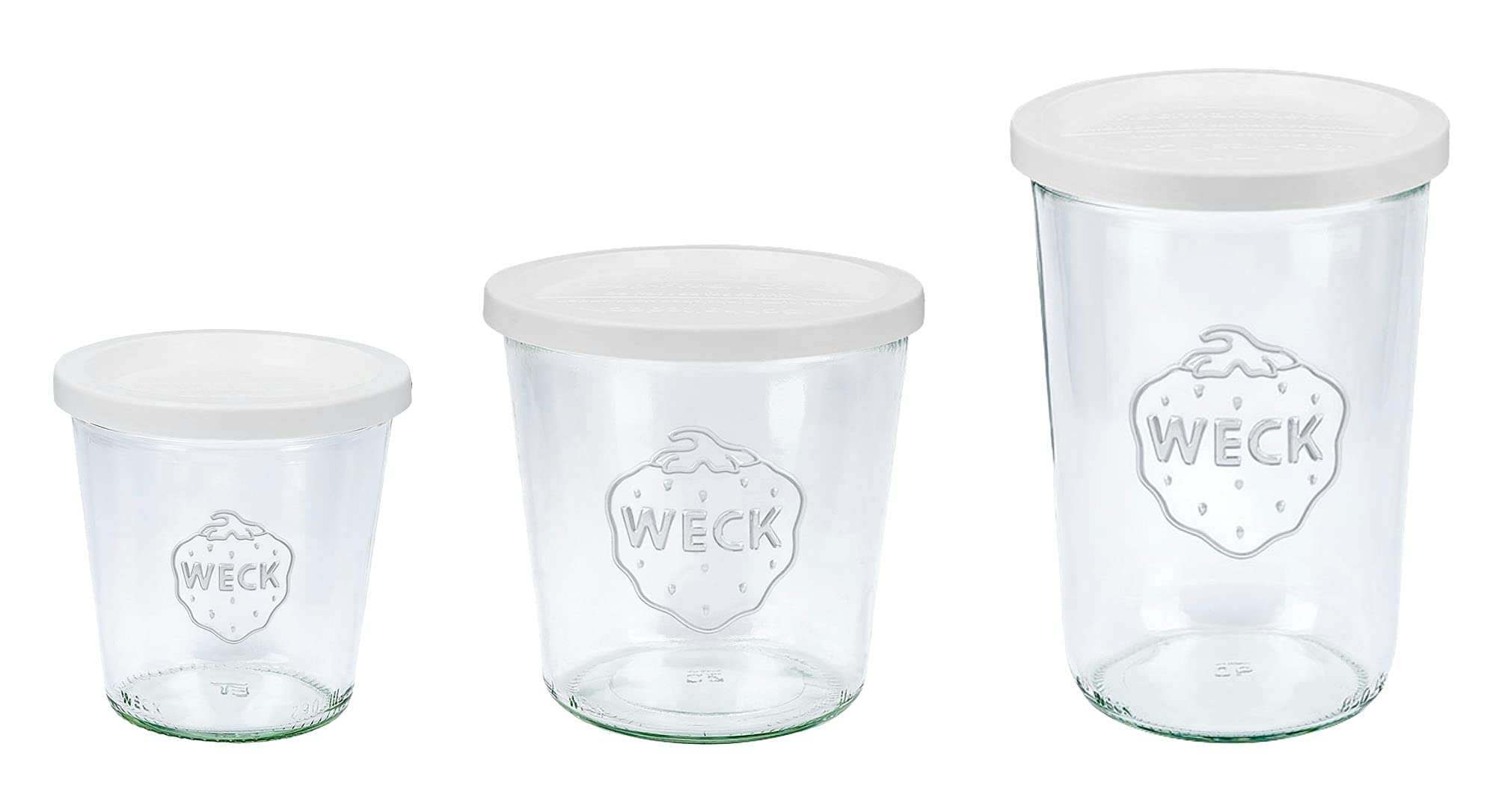 WECK Mold Jar see-through glass showing contents for quick freshness checks