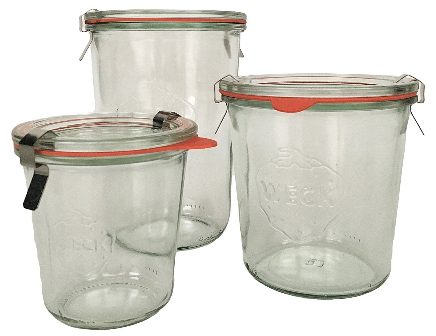 WECK mold jar with wide-neck opening ideal for canning and spices