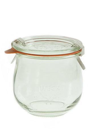 WECK Tulip Jar 746 with lids and gaskets; stylish preservation solution.
