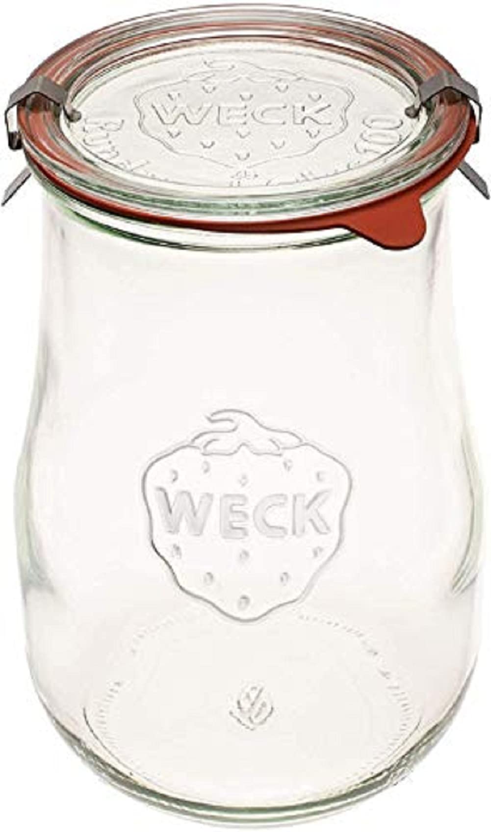 Weck Tulip Jars wide-mouth view highlighting the opening for easy filling.