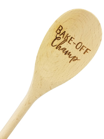 Wedding Collectibles Bake Off Champ Prize 14in spoon with trophy-worthy design.
