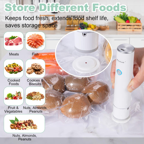 WEEKUU WeeKuu seals keep meat vegetables and dry goods fresher longer