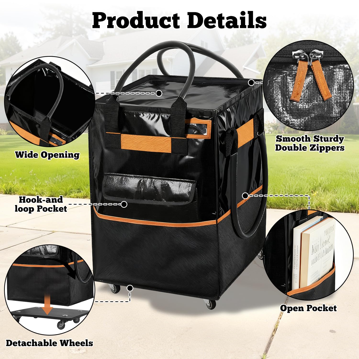 WeenthAvenue durable waterproof material shields contents in rain