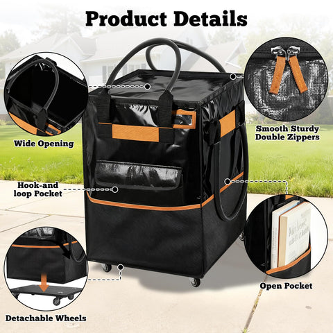 WeenthAvenue durable waterproof material shields contents in rain