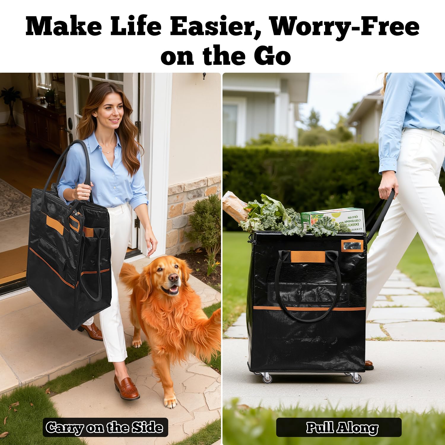 WeenthAvenue large 66 lb capacity suitable for groceries and laundry