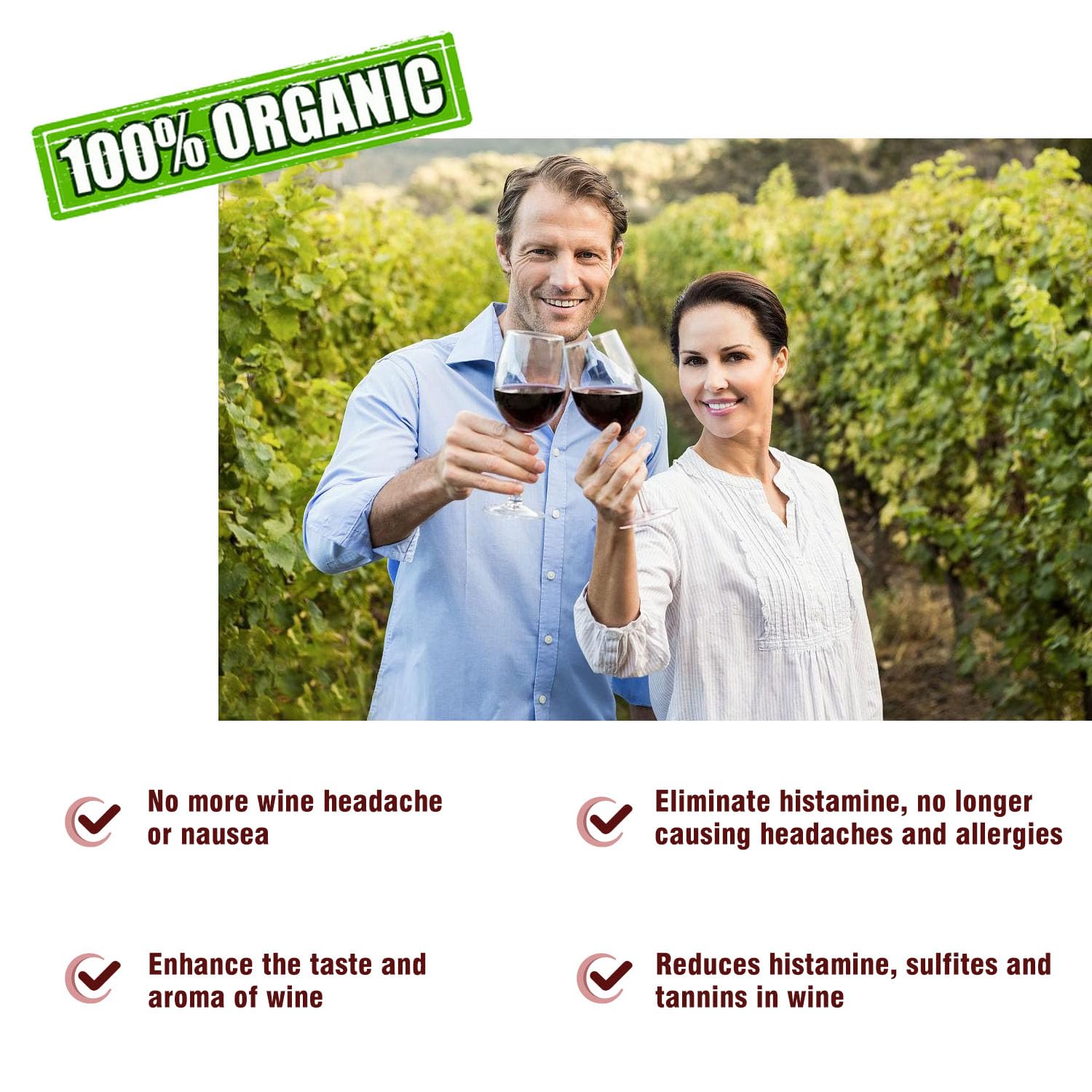 WEESIGEI 12-pack packaging shown for travel purification of wine