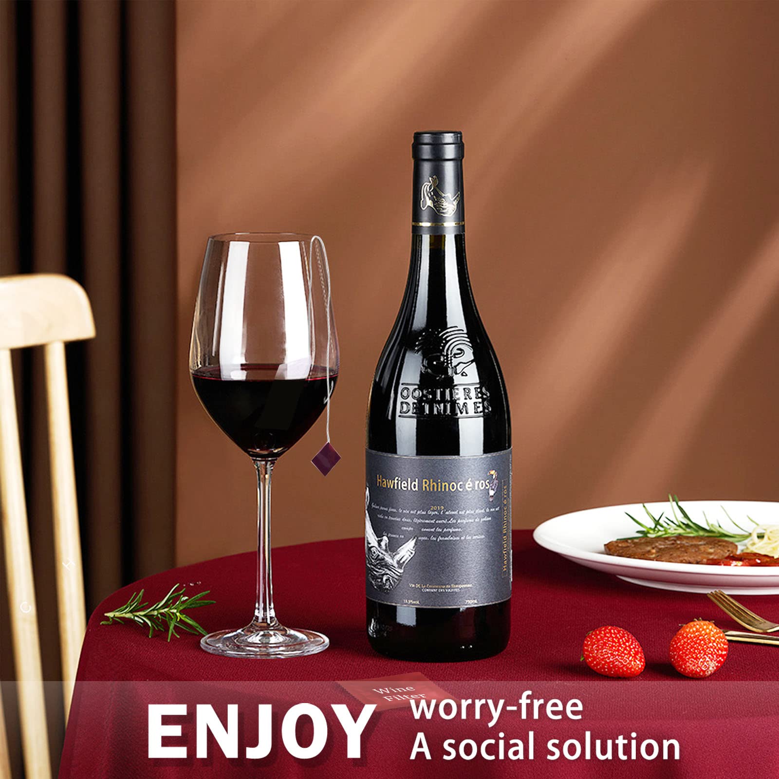 Weesigei purifier in travel kit for on the go wine care